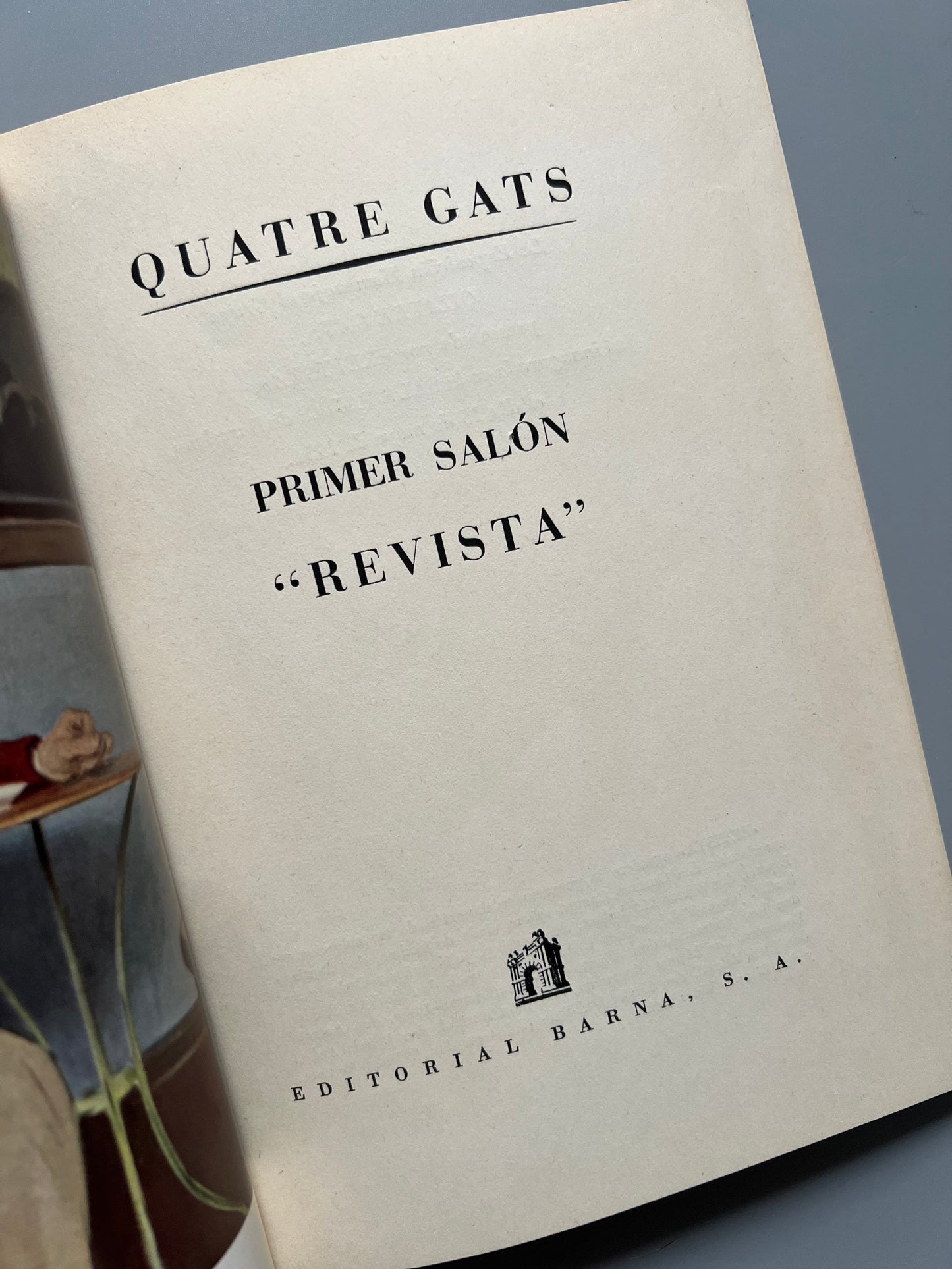 Exposición homenaje al grupo Quatre Gats - Editorial Barna, 1954