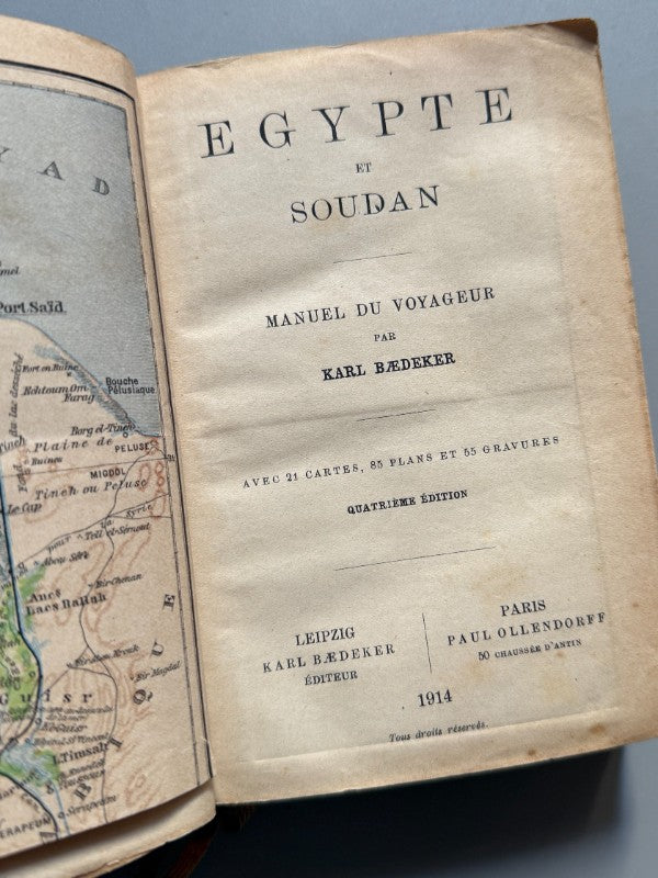 Egypte et Soudan, Karl Baedeker - 1914