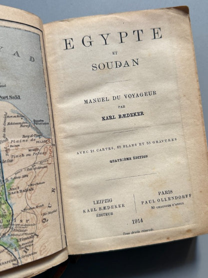 Egypte et Soudan, Karl Baedeker - 1914