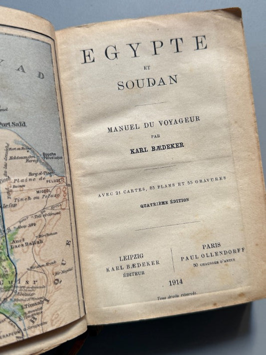 Egypte et Soudan, Karl Baedeker - 1914