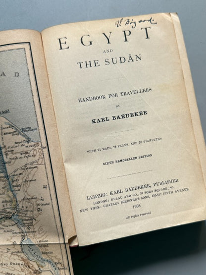 Egypt and the Sudân, Karl Baedeker - Karl Baedeker Publisher, 1908
