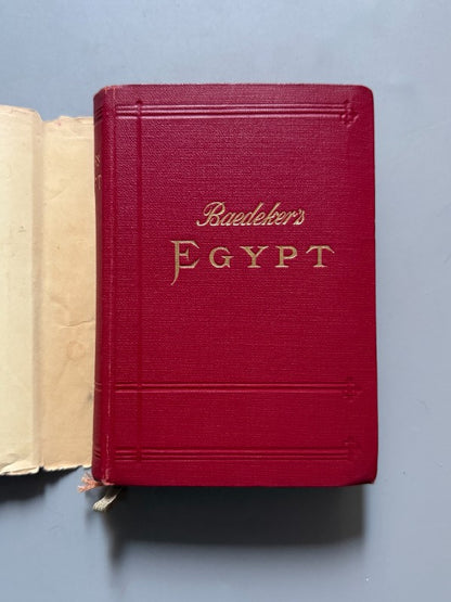 Egypt and the Sûdân, Karl Baedeker. Tumba de Tutankamón - Karl Baedeker Publisher, 1929