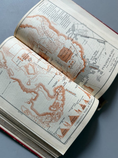 Egypt and the Sûdân, Karl Baedeker. Tumba de Tutankamón - Karl Baedeker Publisher, 1929