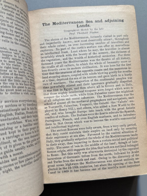 The Mediterranean seaports and sea routes, Karl Baedeker - Karl Baedeker Publisher, 1911