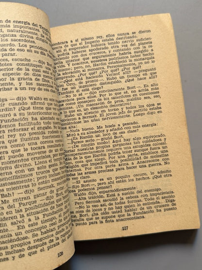 Fundación: Era espacial, Isaac Asimov (1ª edición española) - Ediciones Cenit, 1961