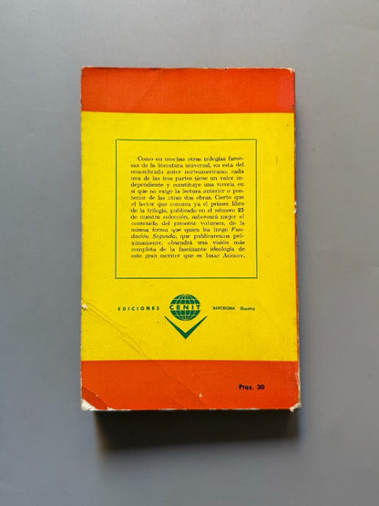 Fundación e imperio, Isaac Asimov (1ª edición) - Ediciones Cenit, 1962