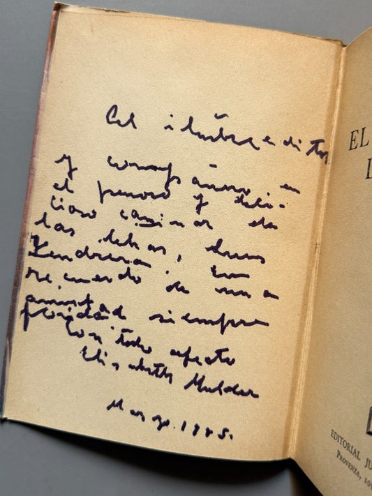 El vendedor de vidas, Elisabeth Mulder (1ª edición - dedicado) - Editorial Juventud, 1953