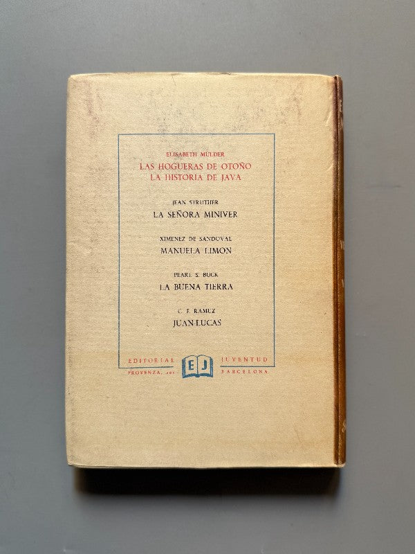 El vendedor de vidas, Elisabeth Mulder (1ª edición - dedicado) - Editorial Juventud, 1953