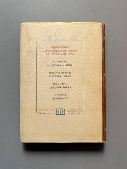 El vendedor de vidas, Elisabeth Mulder (1ª edición - dedicado) - Editorial Juventud, 1953