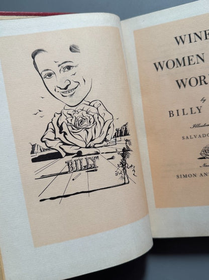 Wine, women and words, Billy Rose (ilustrado por Salvador Dalí) - Simon And Schuster, 1948