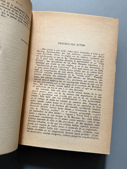 Rostros ocultos, Salvador Dalí (1ª ed. en español) - Luis de Caralt Editor, 1952