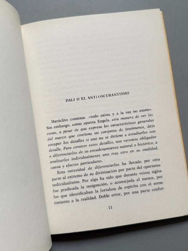 Dalí o el anti-oscurantismo, René Crevel - Pequeña Biblioteca Calamvs Scriptorivs, 1977