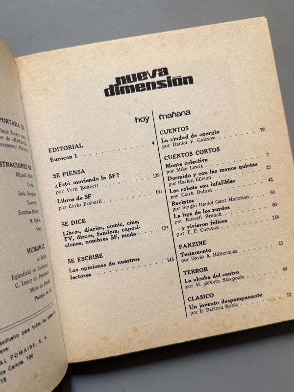 Nueva dimensión. Ciencia ficción y fantasía, nº30 - Ediciones Dronte, marzo 1974