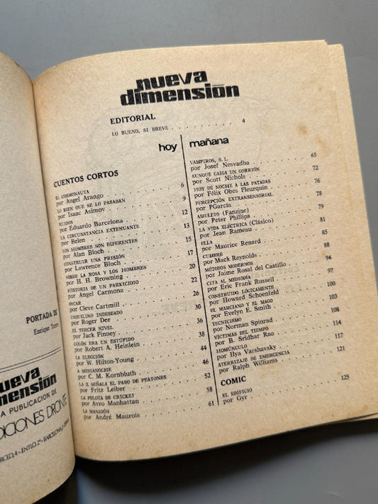 Nueva dimensión. Ciencia ficción y fantasía, nº42 - Ediciones Dronte, Febrero 1973