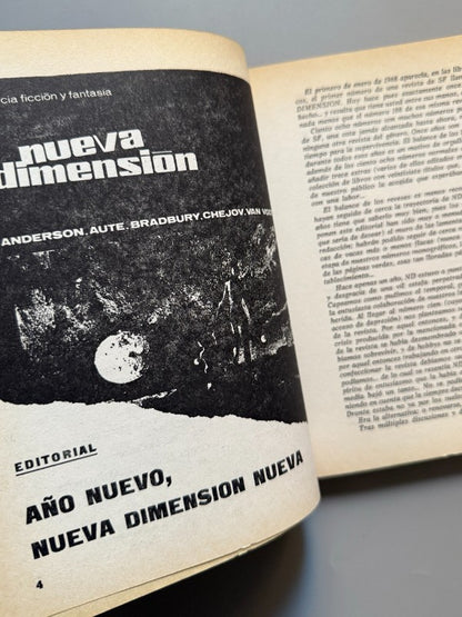 Nueva dimensión. Ciencia ficción y fantasía, nº108 - Ediciones Dronte, Enero 1979