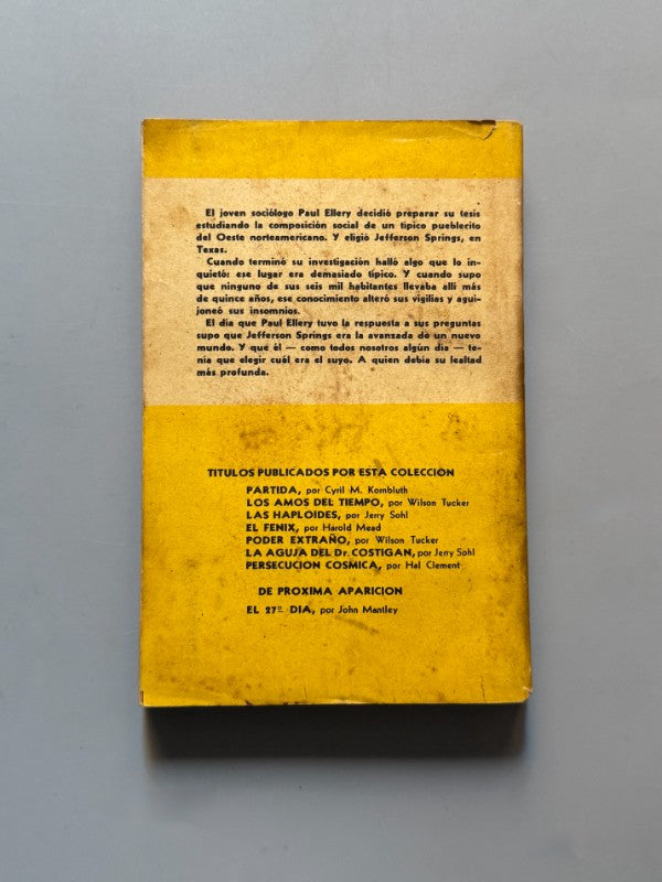 Sombras en el sol. Fantaciencia por Chad Oliver - Jacobo Muchnik Editor, 1957