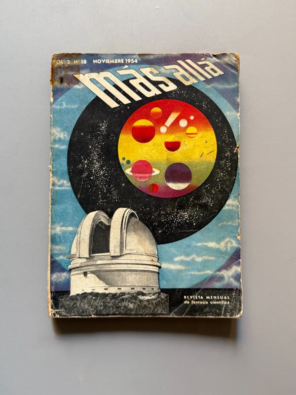 Más allá. Revista mensual de fantasía científica nº18 - Editorial Abril, Noviembre de 1954