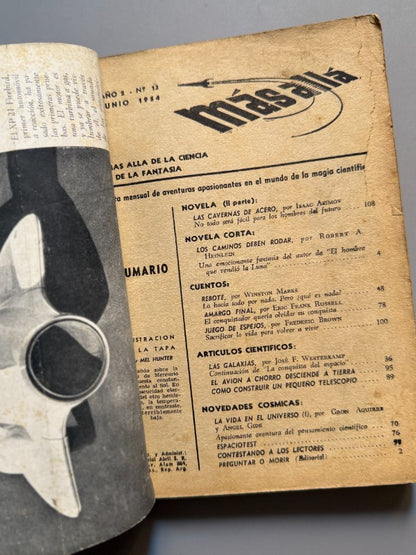 Más allá. Revista mensual de fantasía científica nº13 - Editorial Abril, Junio de 1954