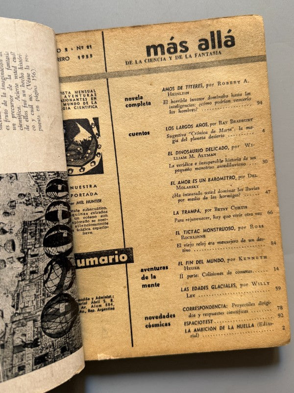Más allá. Revista mensual de fantasía científica nº13 - Editorial Abril, Junio de 1954