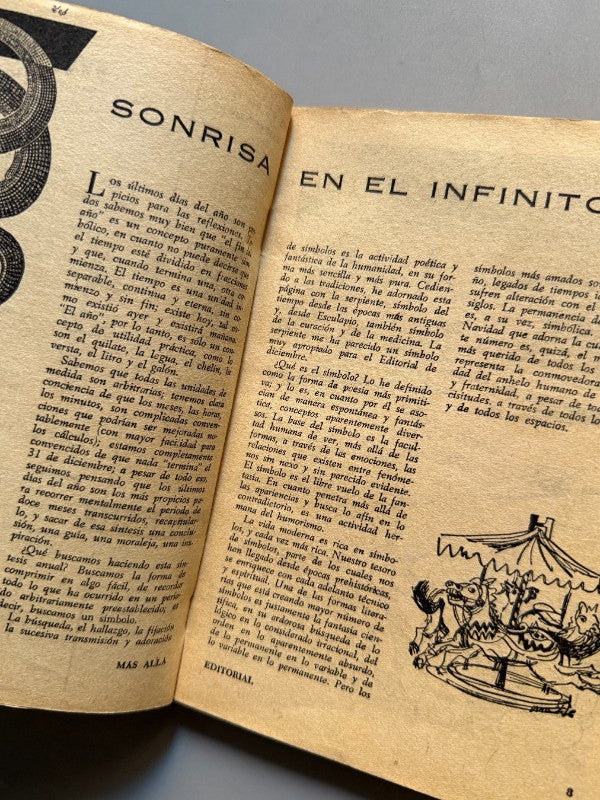 Más allá. Revista mensual de fantasía científica nº19 - Editorial Abril, Diciembre de 1954