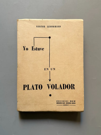 Yo estuve en un plato volador, Gaston Lenormand (1ª ed. en español) - Ediciones MEM, 1955