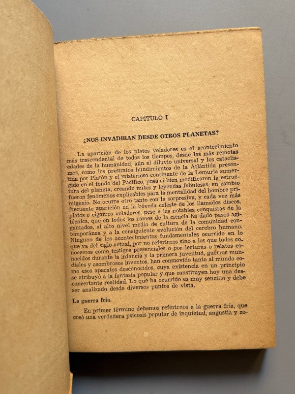 Yo estuve en un plato volador, Gaston Lenormand (1ª ed. en español) - Ediciones MEM, 1955