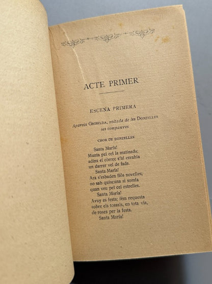 Canigó, Jacinto Verdaguer. Adaptación Josep Carner - Llibreria Científic - Literaria, 1910