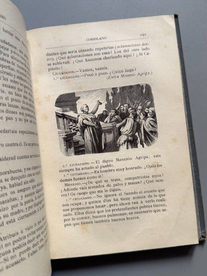 Dramas de Shakespeare, William Shakespeare - Biblioteca Arte y Letras, 1884