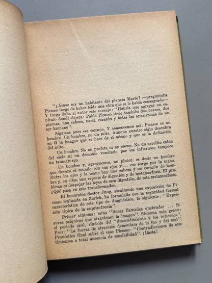 Hacia un realismo sin fronteras, Roger Garaudy (Picasso, Kafka) - Editorial Lautaro, 1964