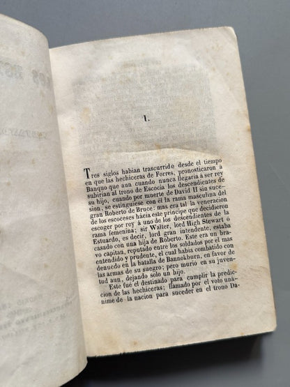 Los Estuardos, Alejandro Dumas - Establecimiento Tipográfico de D. F. de P. Mellado, 1845