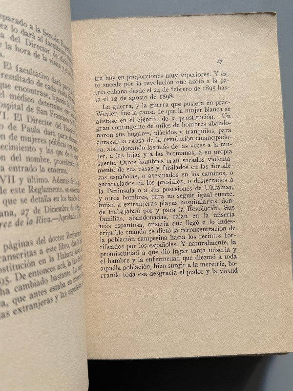 La prostitución. Sus causas, sus males, su higiene, Dr. Matias Duque - La Habana, 1914