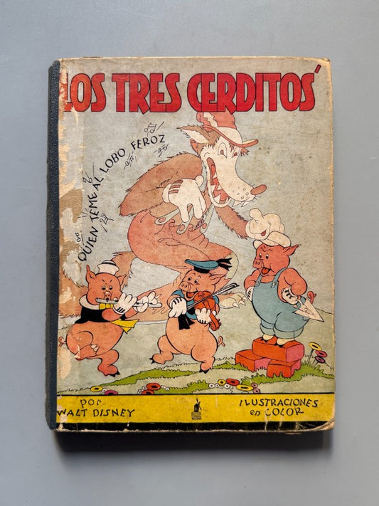 Los tres cerditos, Walt Disney - Editorial Molino, 1935