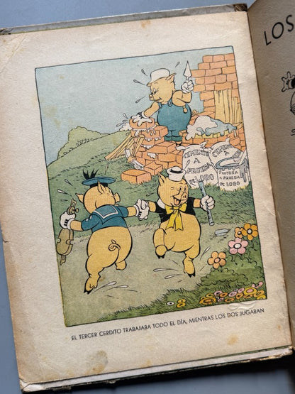 Los tres cerditos, Walt Disney - Editorial Molino, 1935