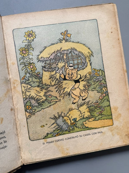 Los tres cerditos, Walt Disney - Editorial Molino, 1935