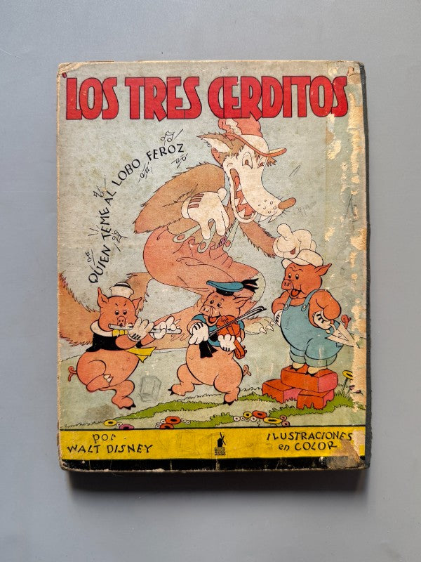 Los tres cerditos, Walt Disney - Editorial Molino, 1935