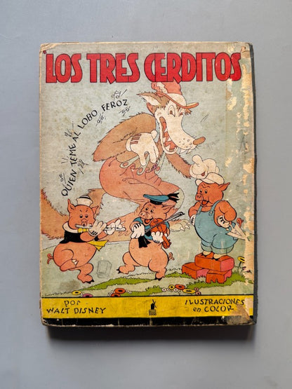 Los tres cerditos, Walt Disney - Editorial Molino, 1935