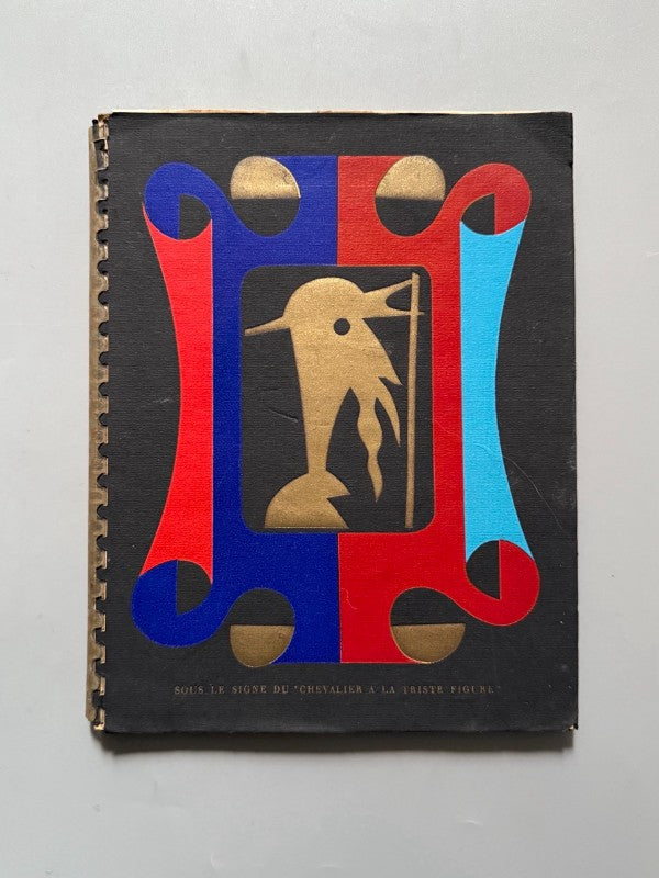 Liste de grands vins 1953 sur le signe de Don Quichotte - Établiments Nicolas, 1952