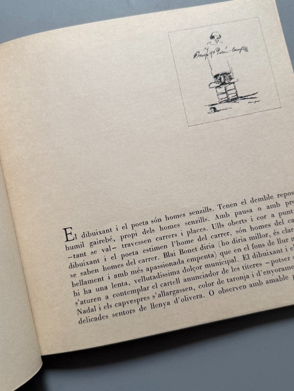 Dibuixots i versots, Josep M. Palau i Camps (dedicado) - Impremta Mossèn Alcover, 1975