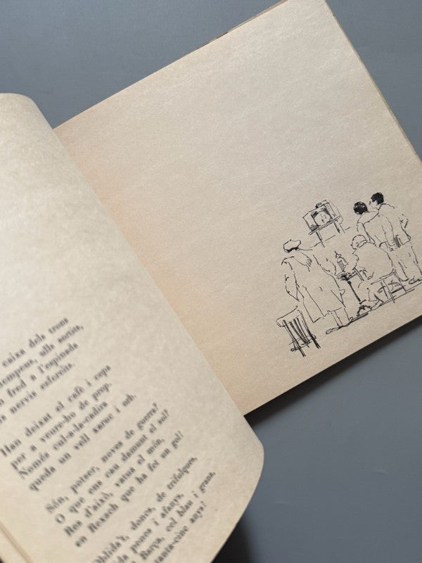 Dibuixots i versots, Josep M. Palau i Camps (dedicado) - Impremta Mossèn Alcover, 1975