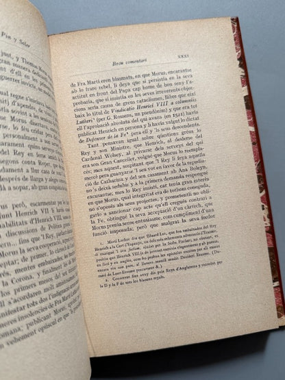 Utopia, Thomas Morus - Tip. L'Avenç, 1912