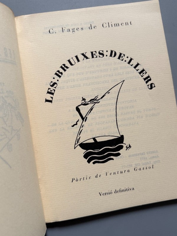 Les bruixes de Llers, C. Fages de Climent. Ornamento de Salvador Dalí - Aubert Impressor, 1977