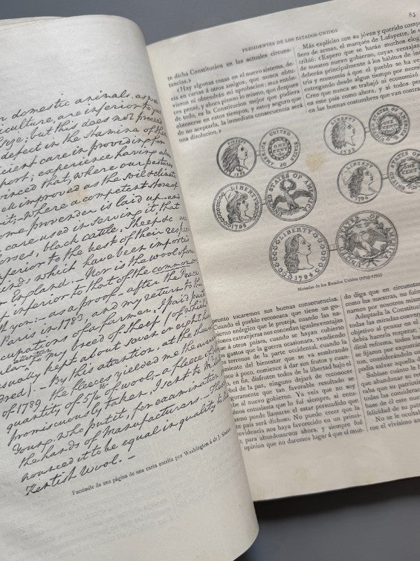 Historia de los presidentes de los Estados Unidos, Enrique L. de Verneuill - Montaner y Simón, 1885