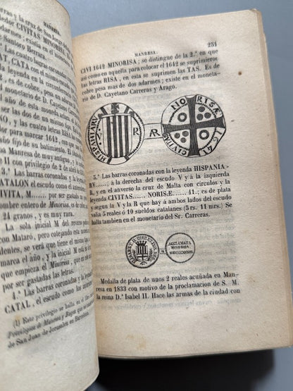 Guía del viajero en Manresa y Cardona, Cayetano Cornet y Mas - Imprenta de Vicente Magriñá, 1860