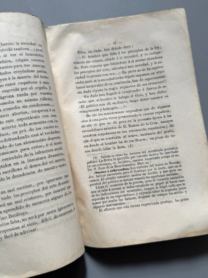 El teatro español - Manuel Alaminos Sánchez - D. Francisco del Castillo, 1860
