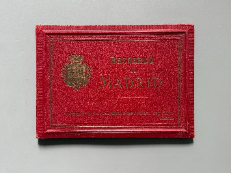 Recuerdo de Madrid - Souvenir de finales del s.XIX o principios del XX