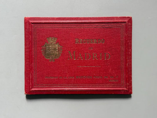 Recuerdo de Madrid - Souvenir de finales del s.XIX o principios del XX