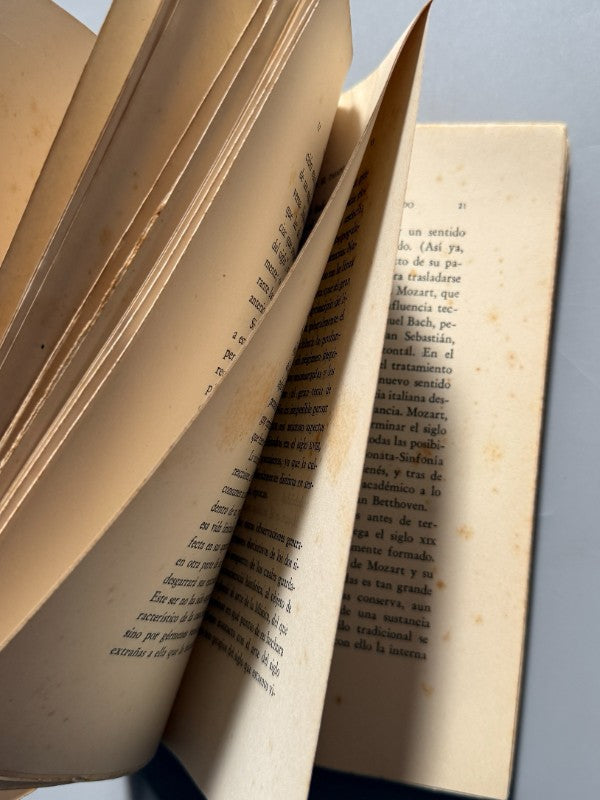 Música y sociedad en el siglo XX, Adolfo Salazar - La Casa de España en México, 1939