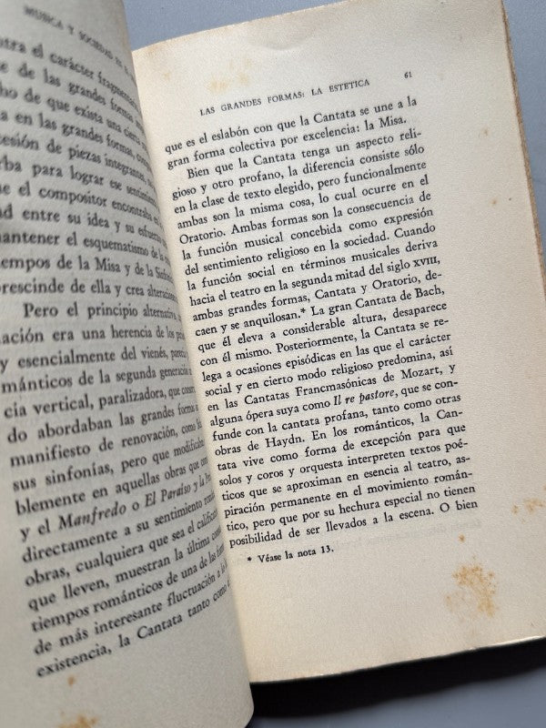 Música y sociedad en el siglo XX, Adolfo Salazar - La Casa de España en México, 1939