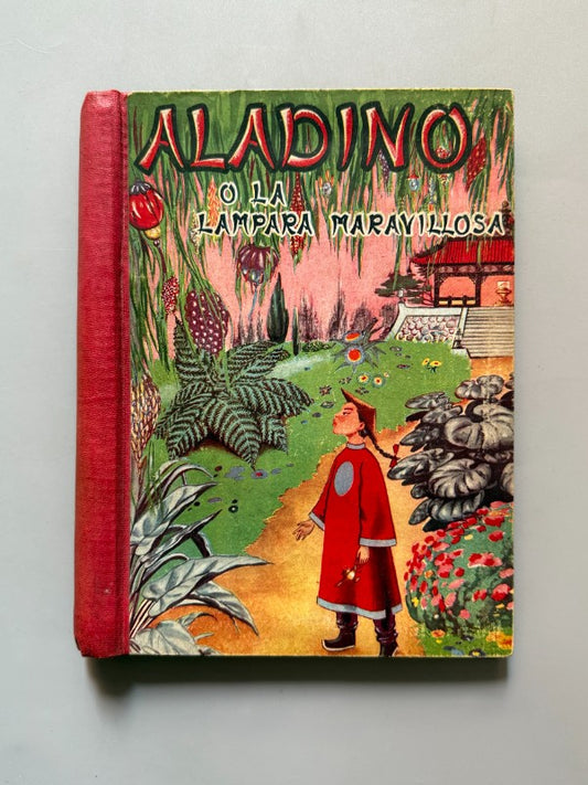 Aladino o La lámpara maravillosa. 6 dioramas (teatro) - Editorial Cervantes, ca. 1945