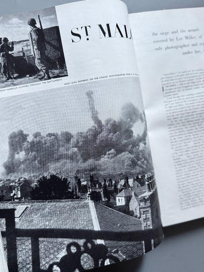 British Vogue, 1944 - 1945 completos. Artículos y fotografías de Lee Miller